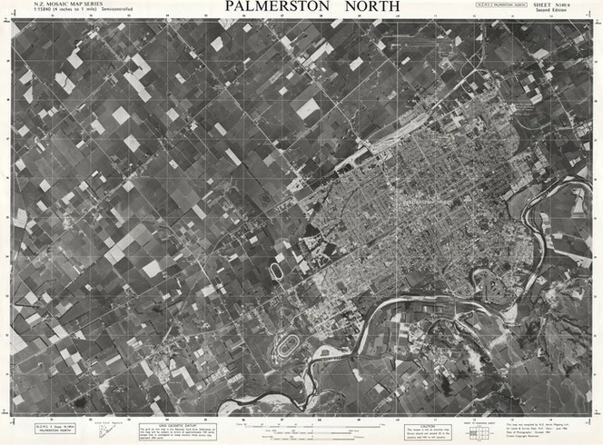 Palmerston North / this map was compiled by N.Z. Aerial Mapping Ltd. for Lands & Survey Dept., N.Z.