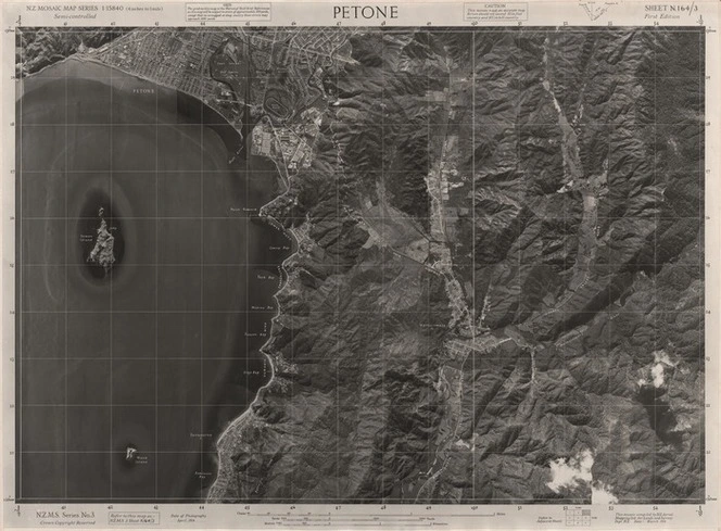 Petone / this mosaic compiled by N.Z. Aerial Mapping Ltd. for Lands & Survey Dept., N.Z.