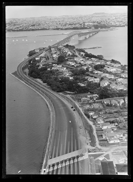 Auckland Harbour Bridge, Waitemata Harbour, Auckland Region