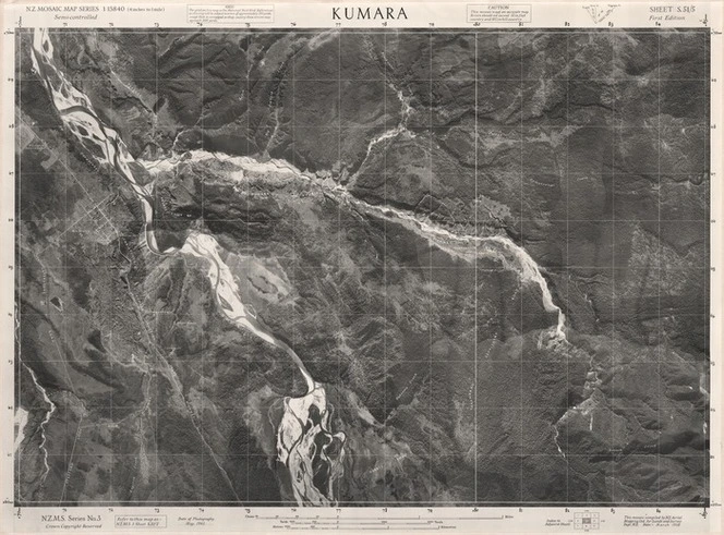 Kumara / this map was compiled by N.Z. Aerial Mapping Ltd. for Lands & Survey Dept., N.Z.