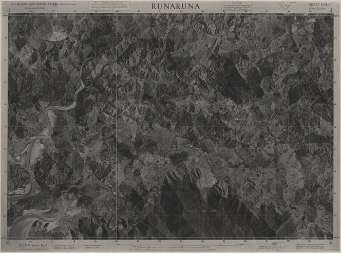 Runaruna / this mosaic compiled by N.Z. Aerial Mapping Ltd. for Lands and Survey Dept., N.Z.