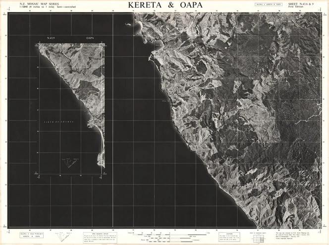 Kereta & Oapa / this map was compiled by N.Z. Aerial Mapping Ltd. for Lands & Survey Dept., N.Z.