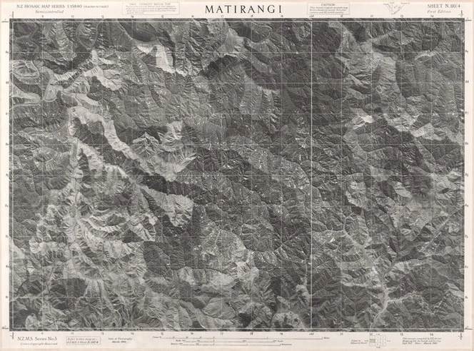 Matirangi / this mosaic compiled by N.Z. Aerial Mapping Ltd. for Lands and Survey Dept., N.Z.