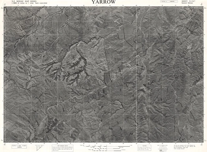 Yarrow / this mosaic compiled by N.Z. Aerial Mapping Ltd. for Lands and Survey Dept., N.Z.