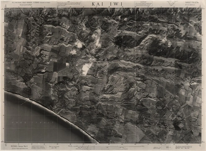 Kai Iwi / this mosaic compiled by N.Z. Aerial Mapping Ltd. for Lands and Survey Dept., N.Z.