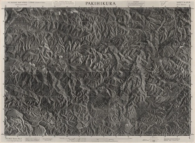 Pakihikura / this mosaic compiled by N.Z. Aerial Mapping Ltd. for Lands and Survey Dept., N.Z.