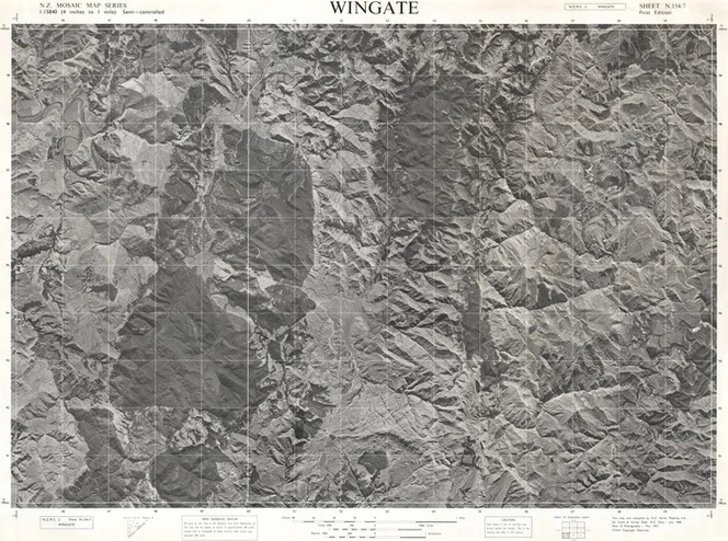 Wingate / this map was compiled by N.Z. Aerial Mapping Ltd. for Lands and Survey Dept., N.Z.