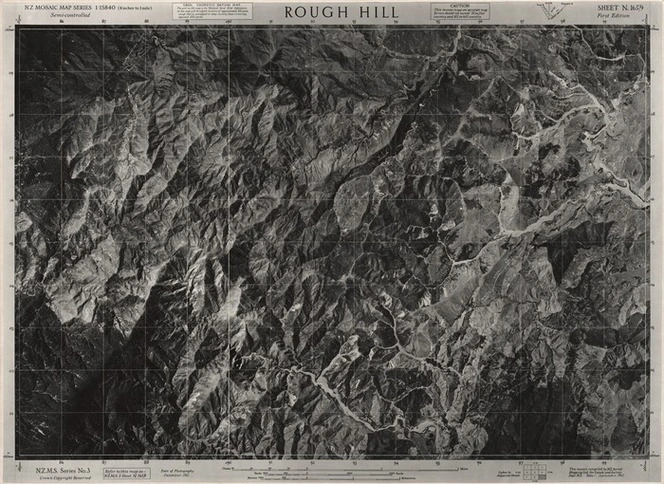 Rough Hill / this mosaic compiled by N.Z. Aerial Mapping Ltd. for Lands and Survey Dept., N.Z.