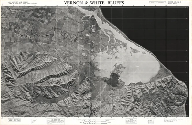 Vernon & White Bluffs / this map was compiled by N.Z. Aerial Mapping Ltd. for Lands & Survey Dept., N.Z.