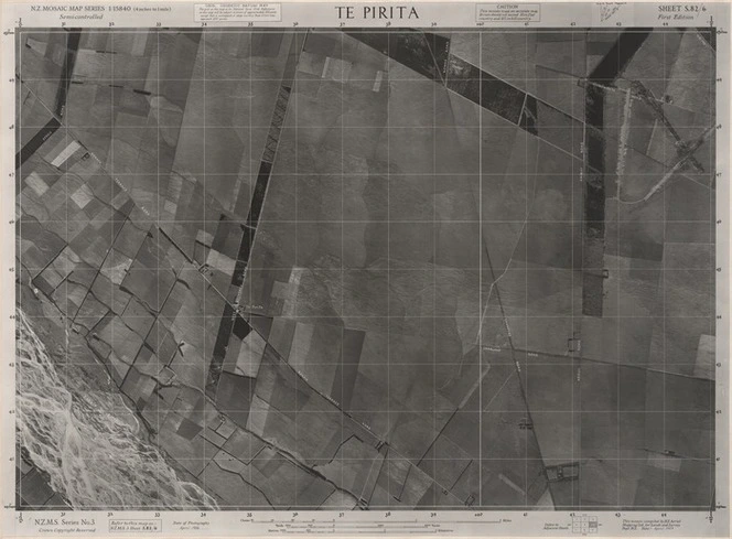 Te Pirita / this mosaic compiled by N.Z. Aerial Mapping Ltd. for Lands and Survey Dept., N.Z.