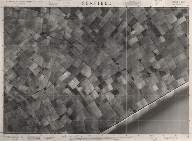 Seafield / this mosaic compiled by N.Z. Aerial Mapping Ltd. for Lands and Survey Dept., N.Z.