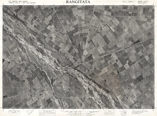 Rangitata / this mosaic compiled by N.Z. Aerial Mapping Ltd. for Lands and Survey Dept., N.Z.