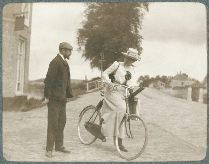 Norman Garstin and Rosamond Marshall in Rijsoord, Netherlands