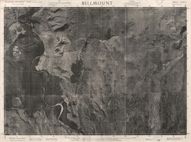 Bellmount / this mosaic compiled by N.Z. Aerial Mapping Ltd. for Lands and Survey Dept., N.Z.