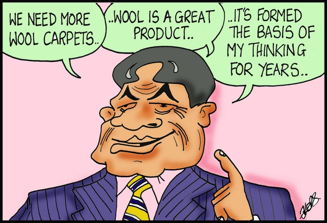 Winston Peters offers merits of wool