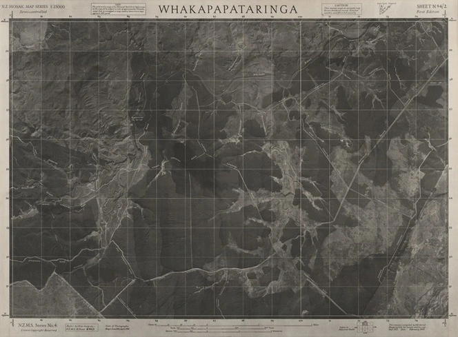 Whakapapataringa / this mosaic compiled by N.Z. Aerial Mapping Ltd. for Lands and Survey Dept., N.Z.