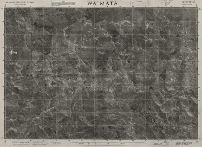 Waimata / this mosaic compiled by N.Z. Aerial Mapping Ltd. for Lands and Survey Dept. N.Z.