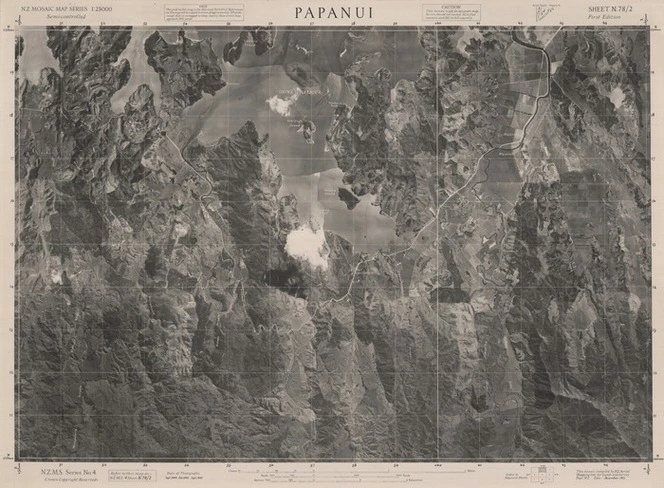 Papanui / this mosaic compiled by N.Z. Aerial Mapping Ltd. for Lands and Survey Dept., N.Z.