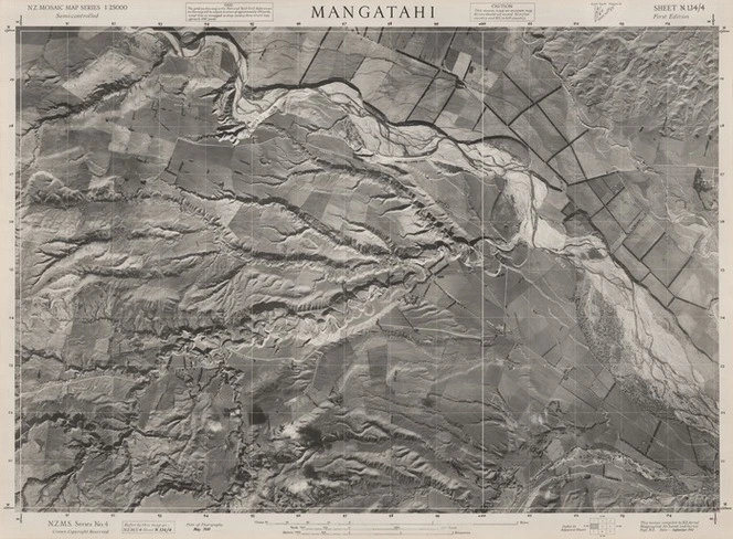 Mangatahi / this mosaic compiled by N.Z. Aerial Mapping Ltd. for Lands and Survey Dept., N.Z.