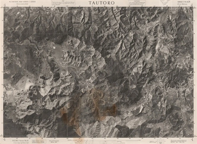 Tautoro / this mosaic compiled by N.Z. Aerial Mapping Ltd. for Lands and Survey Dept., N.Z.
