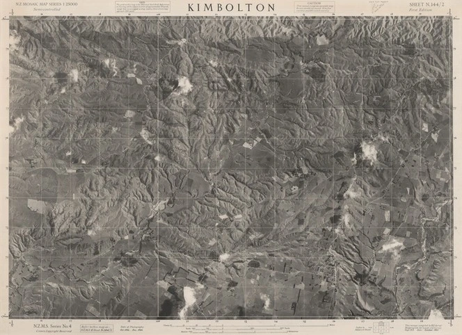 Kimbolton / this mosaic compiled by N.Z. Aerial Mapping Ltd. for Lands and Survey Dept., N.Z.