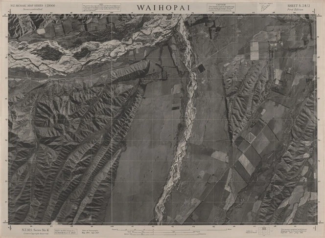 Waihopai / this mosaic compiled by N.Z. Aerial Mapping Ltd. for Lands and Survey Dept., N.Z.