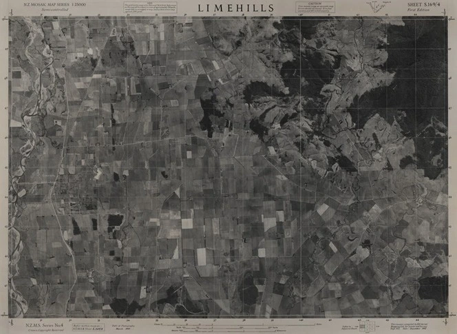 Limehills / this mosaic compiled by N.Z. Aerial Mapping Ltd. for Lands and Survey Dept., N.Z.