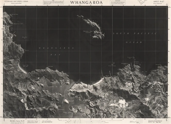Whangaroa / this mosaic compiled by N.Z. Aerial Mapping Ltd. for Lands and Survey Dept., N.Z.
