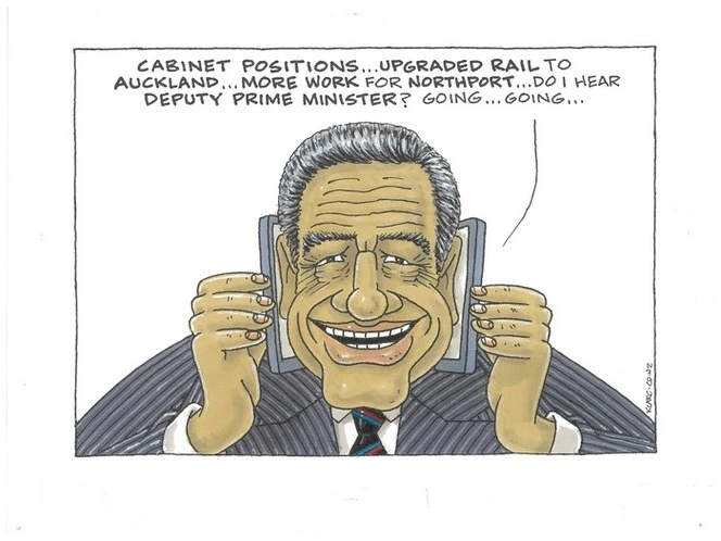Winston Peters - Coalition negotiations