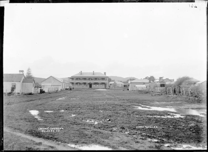 Green Street, Raglan, 1910 - Photograph taken by Gilmour Brothers