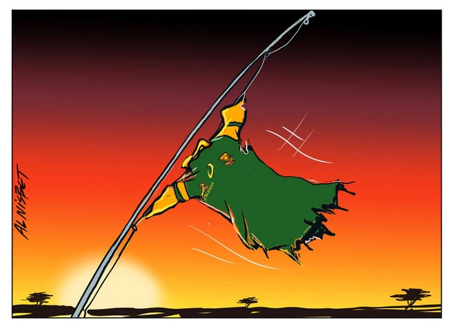 Springbok jersey flag