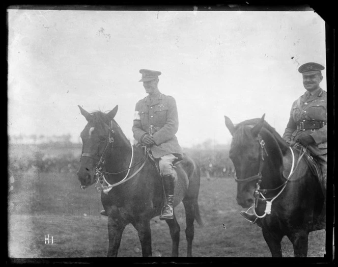 Generals Godley and Russell at the New Zealand Division horse show