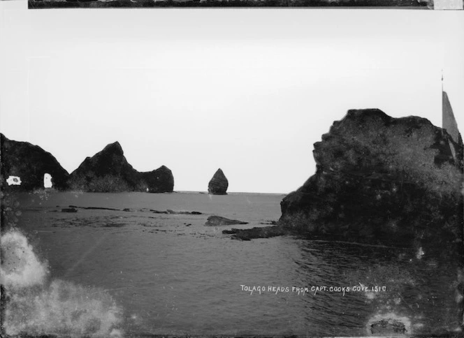 Tolaga Heads from Captain Cook's Cove