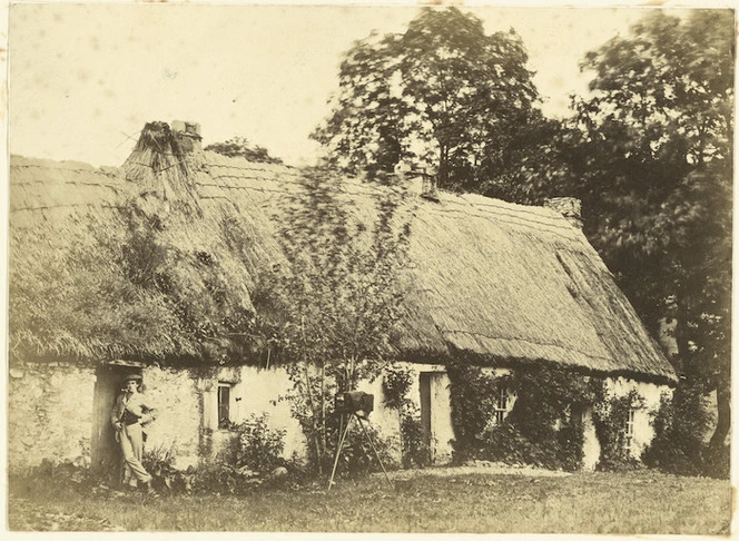 House with thatched roof