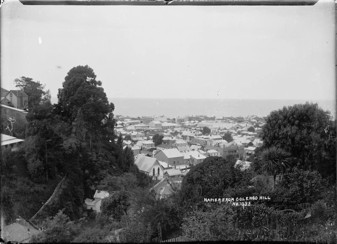 View of Napier from Colenso Hill