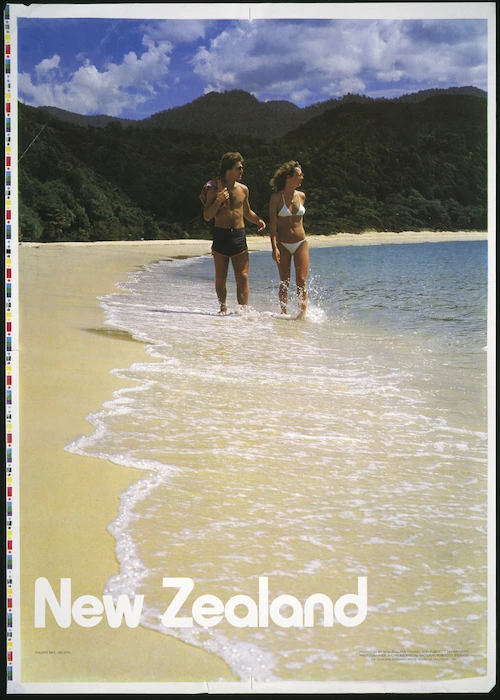 New Zealand. Tourist and Publicity Department :New Zealand. Golden Bay, Nelson. Produced by the New Zealand Tourist and Publicity Department. Photographer Ralph Anderson; National Publicity Studios. P D Hasselberg, Government Printer, Wellington, New Zealand. 1980.