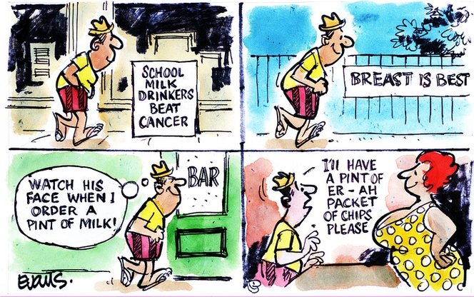 School milk drinks beat cancer. 17 January 2011
