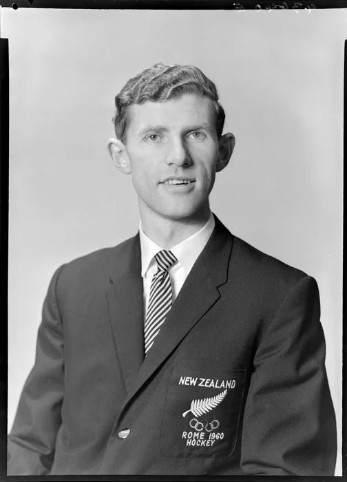 Mr I Kerr, New Zealand representative hockey player at Rome Olympics 1960