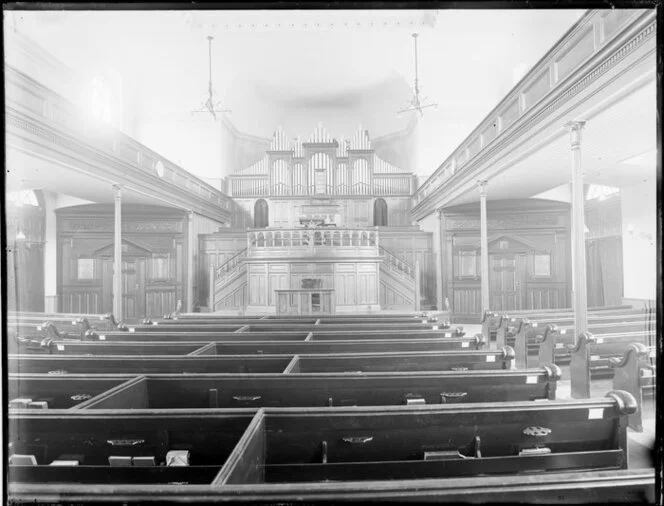 Saint Paul's Presbyterian Church, Christchurch, interior view