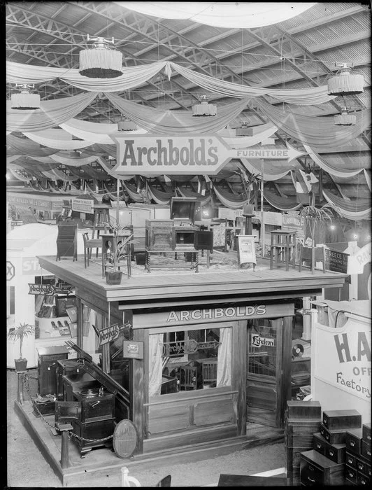 Display of Archbold's furniture