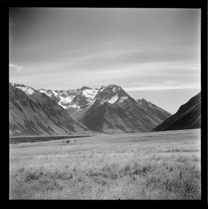 Arrowsmith Range from below Totara Point, Manuka Point Station, Canterbury