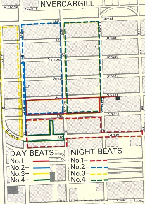 Invercargill / drawn by the Department of Lands and Survey.