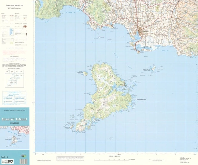 Stewart Island / cartography by Terralink.