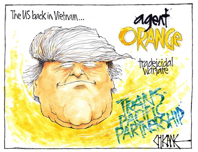 Agent Orange - President Trump announces his Indo-Pacific dream trade vision at APEC in Vietnam