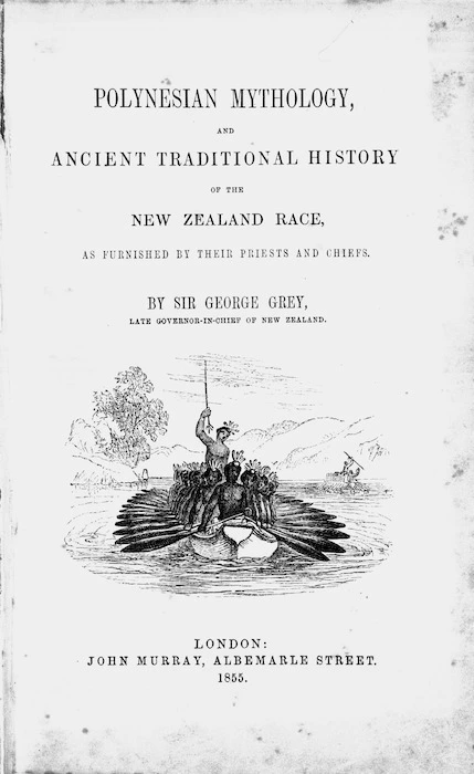 Heaphy, Charles, 1820-1881 :[War canoe, Waikato River]. [Drawn by Charles Heaphy; engraved by J. Whymper. London, John Murray, 1855]