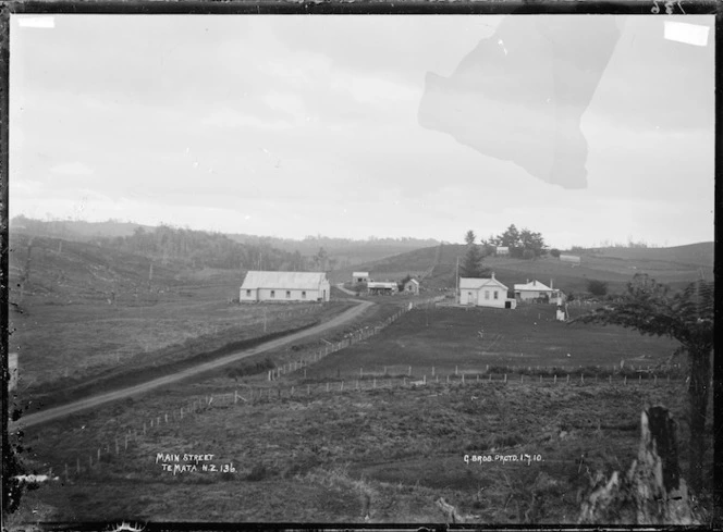 Main Street, Te Mata - Photograph taken by Gilmour Brothers