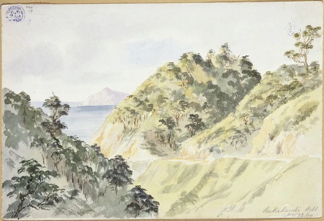 [Barraud, Charles Decimus], 1822-1897 :Paikakariki Hill Nov 22 [18]77.