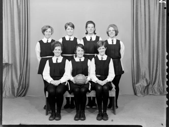 Wellington East [Girl's College?] basketball team