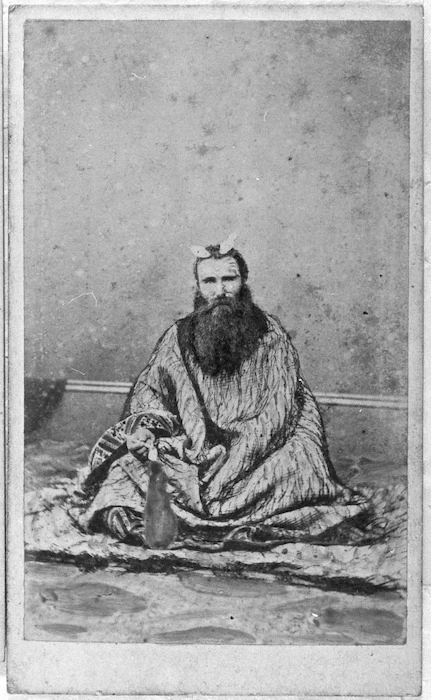 Thomas Ritchie wearing korowai