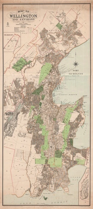 Map of Wellington and environs.